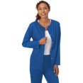 thumbnail image 1 of Encompass Group Veste de Sarrau d'Échauffement Bio Extensible pour Femmes, Royal, 5TG, 1 of 1