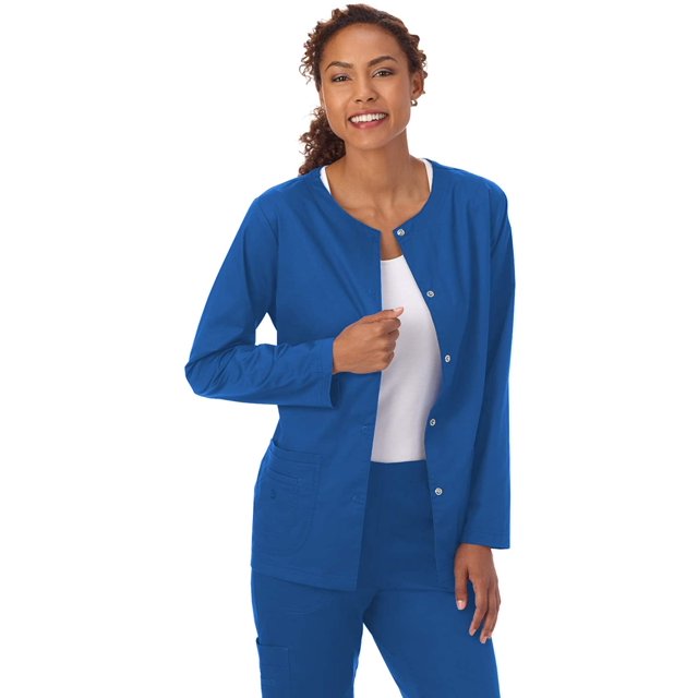 Encompass Group Veste de Sarrau d'Échauffement Bio Extensible pour Femmes, Royal, 5TG