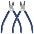 thumbnail image 1 of 2PCS 6 inch Diagonal Cutting Plier Cutters Wire Flush Cutter Ultra Sharp Powerful Side Cutter Clippers with Longer Flush Cutting Edge for Crafting  Floral  Electrical wire Cut Needs, 1 of 8