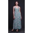 thumbnail image 3 of Bimba Robe Longue Chic à Imprimé Floral pour Femme, Style Bohème, Maxi d'Été, Tenue de Plage - Petit, 3 of 5