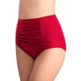 thumbnail image 1 of MesaSe Women‘s High Waisted Bikini Bottoms Tummy Control Swimsuit Bottoms Ruched Full Coverage Swim Bottom High Rise, 1 of 4