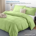 thumbnail image 2 of 900 TC 100% Egyptian Cotton Duvet Cover Zipper Closur Ultra Soft Durable and Fade Resistant Solid Pattern, 2 of 8