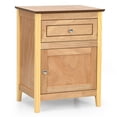 thumbnail image 1 of Costway Table de Chevet avec Tiroir Table d'Appoint Bout de Canapé Armoire de Rangement Naturel, 1 of 10