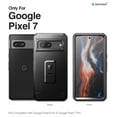 thumbnail image 2 of Dexnor Full Body Case for Google Pixel 7, [Built in Screen Protector and Kickstand] Heavy Duty Military Grade Protection Shockproof Protective Cover for Google Pixel 7 (Black), 2 of 5