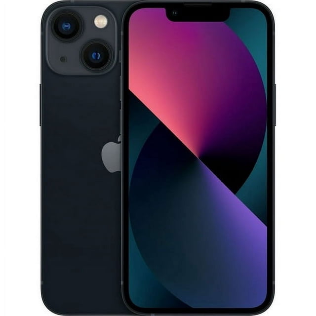 Restauré Apple iPhone 13 Mini Entièrement Déverrouillé Noir 128 Go Très Bon (Remis à Neuf)