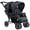Black, variant on Costway Double Stroller Foldable Baby Twin Lightweight Travel Stroller Infant Pushchair Black