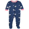thumbnail image 2 of Baby & Toddler Girl Snug Fit Footed Cotton Pajamas  2-Pack, 2 of 12