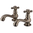 thumbnail image 1 of Kingston Brass Heritage Twin Handle Basin Faucet Set, 1 of 4