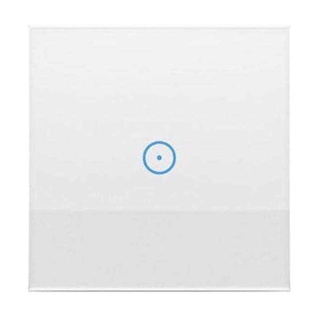Interrupteur WiFi Compatible, Interrupteur Tactile Mural Intelligent, Interrupteur WiFi Standard pour Interrupteur Tactile Léger, Télécommande, Minuterie, Fiable et Fiable