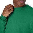 thumbnail image 4 of Hanes Chandail Molletonné à Col Rond EcoSmart pour Hommes, m, Vert Kelly, 4 of 7