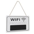 thumbnail image 1 of Sonew Wi-Fi Mot de Passe Signe, Affichage Wi-Fi Mot de Passe Signalisation, Affichage de Mot de Passe Mur Suspendu Café Librairie Rétro Suspendu Tableau Noir, 1 of 8