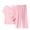 Pink, variant on Women Plus Size Pajamas Two Piece Linen Sleepwear Set Short Sleeve Floral Wide Leg Pants Loose Vintage Pjs Pajama Sets Hot Pink, 4XL