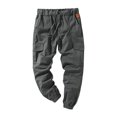 thumbnail image 2 of Men‘s Cargo Pants Casual Joggers Sports Drawstring Trousers Sweatpants, 2 of 5