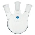 thumbnail image 1 of DIMA GLASS® Flask, Three Neck, Angled Center 19/22, Side 14/20, 250 mL, 1 of 2
