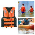 thumbnail image 2 of S SERENABLE 360 degree Reflective Life Jacket Swimwear Swim Vest for Floating Kayaking Rafting 3XL Orange, 2 of 9