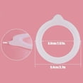 thumbnail image 3 of 1 Piece Leakproof Rubber Seals Rings for Glass Jars, Airtight Silicone Replacement Gasket, Silicone Gasket Sealing Rings for Mason Jars, Elastic and Fits Most Sizes, 3 of 7
