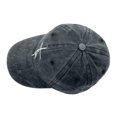thumbnail image 4 of Embroidered Christian Jesus Cross Hat for Men Women, Vintage Washed Dad Hats Adjustable Baseball Cap, 4 of 6