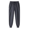 thumbnail image 1 of Yuyuzo Plus Size Sweatpants for Women Thick Workout Jogging Pants Elastic Waist Drawstring Solid Color Trackpants, 1 of 2