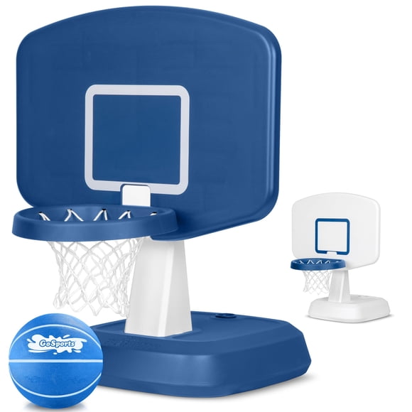 GoSports Splash Hoop Classic Swimming Pool Basketball Game - Blue