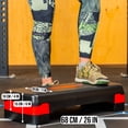 thumbnail image 2 of PRISP Adjustable Aerobic Stepper, 2 Height Levels (10/15cm - 4"/6") Exercise Step Platform for Home Gym and Fitness Training; 68 x 28cm, 2 of 9