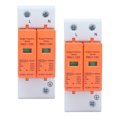 thumbnail image 3 of 2Pcs Voltage Arrester Devices SPD Surge Protective Device 2P 420V AC Arrester Protector Home Circuit Breaker DIN Rail Mount PC Flame Retardant Shell, 3 of 7