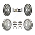 thumbnail image 1 of Transit Auto Front Rear Ceramic Pads and Coated Disc Brake Rotors Kit for Car Chevrolet Malibu Impala Buick LaCrosse Limited Allure KGA-105647, 1 of 8