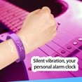 thumbnail image 2 of Montre Réveil Vibrante pour Gros Dormeurs, Bracelet à Vibration Silencieuse avec Conception Résistante à l'Eau, Traqueur de Sommeil Ajustable et Rappel Silencieux pour Hommes et Femmes, Rose, 2 of 2