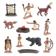 thumbnail image 1 of 12x Indian Figures Educational Toys Miniature Action Figures for Children, 1 of 9