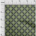 thumbnail image 1 of oneOone Georgette Viscose Fabric Geometric & Floral Block Printed Craft Fabric BTY 42 Inch Wide, 1 of 4