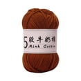 thumbnail image 1 of Birdeem 5 Strands Milk Cotton Doll Crochet Diy Knitting Thread Baby Sweater Wool Ball, 1 of 6