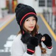 thumbnail image 4 of Fashion Hat Winter Woolen Hat Plus Velvet Ear Protection Hat Women Knitted Hat, 4 of 5