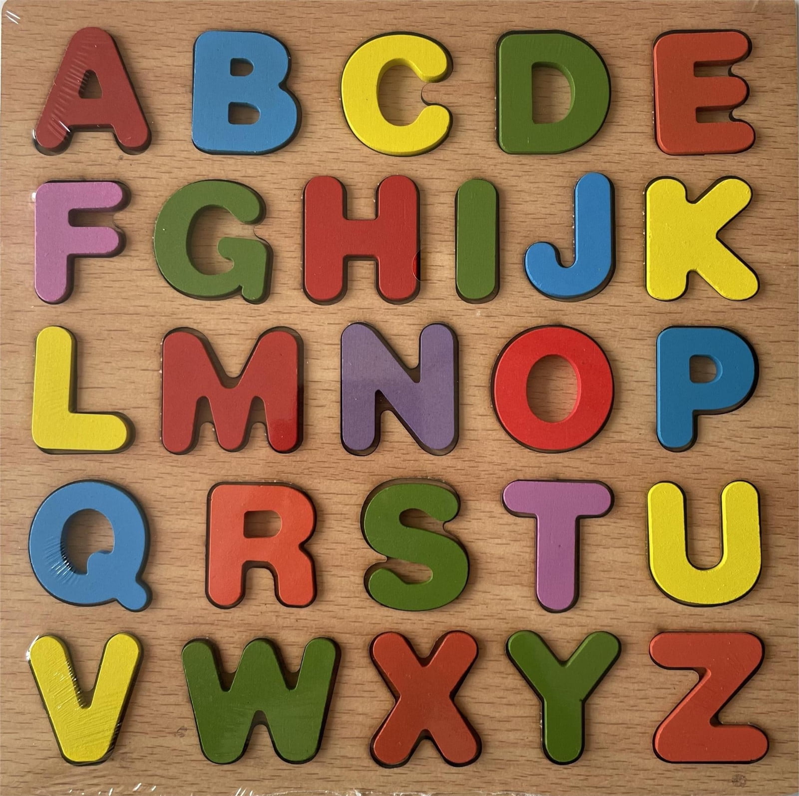 Meitianfacai Alphabet Puzzle Wooden Puzzles for Toddlers 1 2 3 4 5