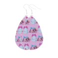 thumbnail image 2 of TopLLC Boucles d'Oreilles Femmes Masque Facial Papier Hygiénique Boucles d'Oreilles Rouleau Papier Boucles d'Oreilles en Cuir Double Face Boucles d'Oreilles en Cuir, 2 of 4