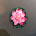 thumbnail image 4 of MesaSe 1Pc Simulation Lotus Flower Mini Artificial Pond DIY Home Fish Tank Decoration Peach Red, 4 of 13