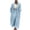 Light Blue, variant on Yuyuzo Long Cardigan for Women Chunky Knitted Cardigans Open Front Long Sleeve Soft Sweaters