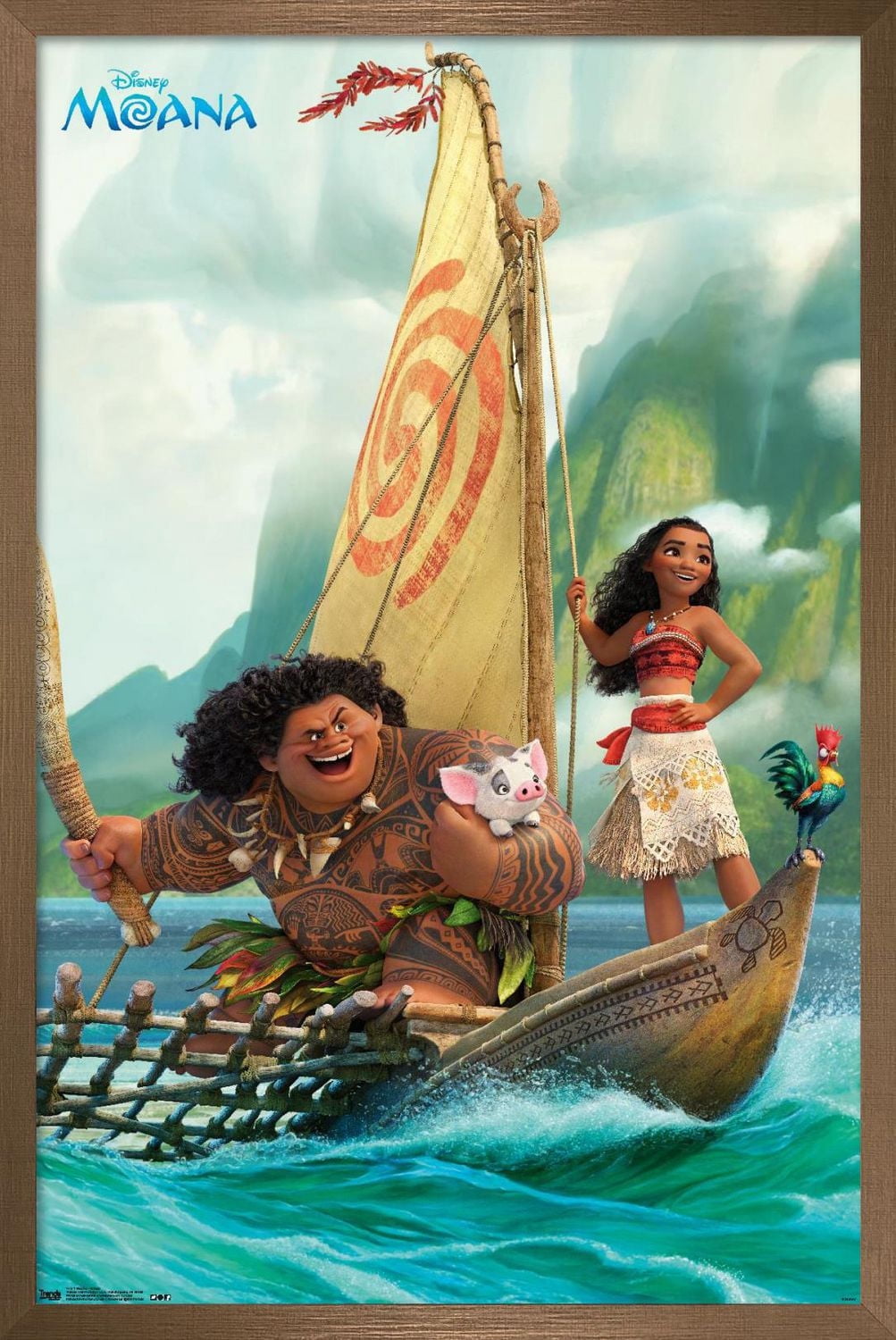 Disney Moana - Group Wall Poster, 22.375" x 34"