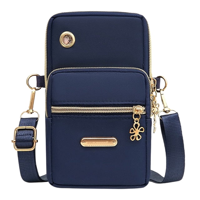 SLYNSHome Crossbody Backpack,Multipurpose Chest Bag with Adjustable Strap for Hiking Travel Work Hands-Free - Blue