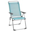 thumbnail image 2 of Lafuma Alu Cham Chaise Pliante en Maille de Camping, Bleu Lac (Lot de 4), 2 of 3