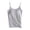 Grey, variant on Besolor Women's Camisole Built-In Bra Spaghetti Straps Padded Active Yoga Tank Tops Casual Tops T-Shirts Underwear