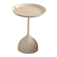 thumbnail image 4 of yuksok Table d'Appoint Ronde en Fer Base Stable Table Basse pour Salon Chambre Bureau Hauteur 60 cm, 4 of 9