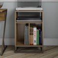 thumbnail image 3 of Novogratz Regal Turntable Stand / End Table, Walnut, 3 of 9