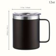thumbnail image 2 of Camp Mug 12oz, Stainless Steel 304, Dishwasher Safe, White, 2 of 9