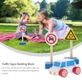 thumbnail image 3 of 1 Ensemble Jouets de Signalisation Routière pour Enfants Simulation en Bois Panneaux de Circulation Blocs de Construction, 3 of 8
