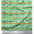 thumbnail image 1 of Soimoi polyester Crepe Fabric Geometric Southwestern Fabric Prints By Yard 52 Inch Wide, 1 of 3