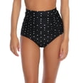 thumbnail image 2 of RELLECIGA Women's High Waisted Ruched Bikini Bottom, 2 of 6
