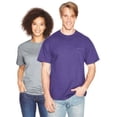 thumbnail image 3 of Hanes Beefy-T T-Shirt à Poche pour Hommes, G, Violet, 3 of 3