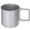 Silver, variant on MasteelfCA Outdoor Drinking Cup Portable Water Mug Drinking Cup with Folding Handle Camping Coffee Mug