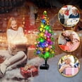 thumbnail image 1 of XYAIYT 2 Pack Solar Christmas Tree Ground Plug Light Outdoor Christmas Lights Solar Powered Energy Efficient Automatic Dusk to Weatherproof Decoration for Garden Yard Holiday 15.7in Multicolor, 1 of 9