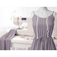 thumbnail image 5 of Soimoi Tissu Georgette Viscose à Rayures Verticales pour Couture, Largeur 42 Pouces, 5 of 5