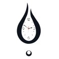 thumbnail image 2 of LSLJS Large Modern Sway Wall Clock, Living Room Clocks Wall Acrylic Water Drop Silent Decoration Suitable for Home Bedroom Kitchen Office 20.4 x 9.4 Inch, Wall Clock, 2 of 8